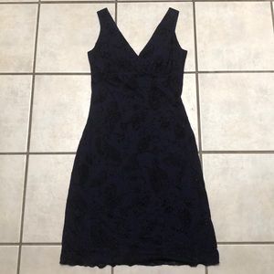 Stunning Navy and Black Cocktail Dress